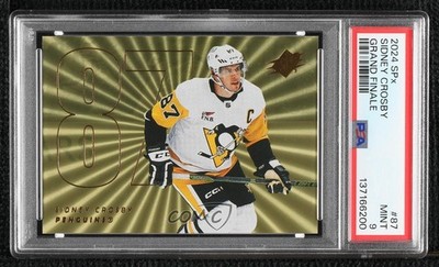 2024-25 SPx Grand Finale 2/50 Sidney Crosby #87 PSA 9 MINT 4hj