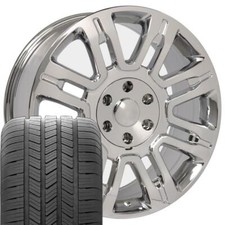 20x8.5 Wheels Tires Fit Ford Trucks F150 Chrome Rim Gy 3788 W1x
