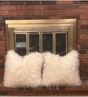 Nordstrom Rack (2) 20x20! Faux Flokati Pillow Covers | Ivory — photo 1