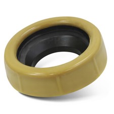 Toilet Wax Ring Gasket w/ Flange Universal Fit for 3" 4" Toilet Bowl Waste Line