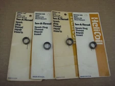Helicoil M14 x 1.25 Sav-A-Thread Spark Plug Hole Thread Repair Insert - LOT OF 4