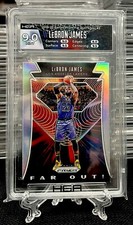 Lebron james 2019-20 Panini Prizm Far Out! Silver #2 Lakers HGA 9 CUSTOM SLAB