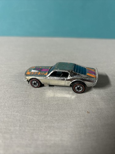 MATTEL 1974 HOT WHEELS REDLINE MUSTANG STOCKER CHROME PURPLE ORANGE 450 HP FORD! - Picture 5 of 8