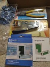 Solsop Pass Through RJ45 Crimp Tool Kit Ethernet Crimper CAT5 Cat5e Cat6 Tool