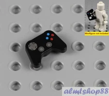LEGO - Video Game Controller Black w/ Silver Buttons - PS4 Remote Minifigure