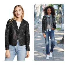 Madewell Washed Leather Moto Jacket (xs)