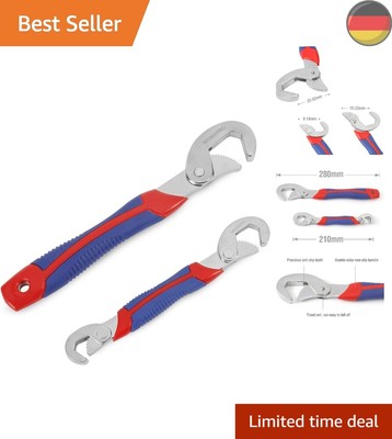 WORKPRO Universalschlüssel Multifunktions 9-32mm Schnell Verstellbarer Schrau...