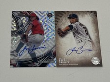 Jose Berrios Topps High Tek/ Bowman Inception Signed (2) Rookie Card Lot!