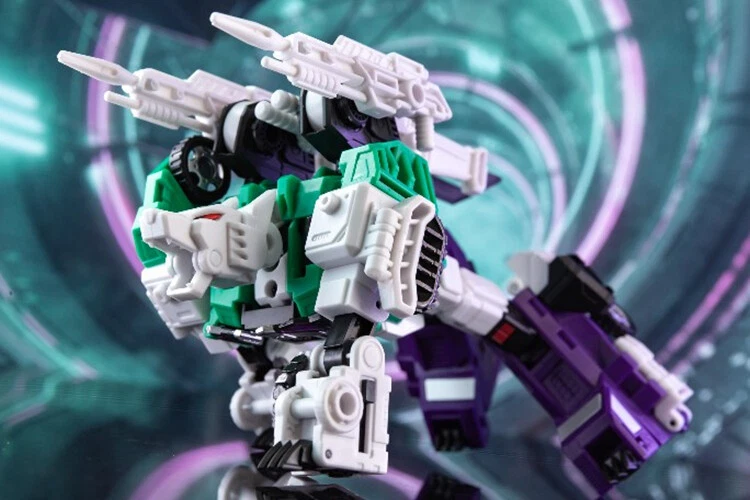 Nuevo En Stock Robot Sixshot Decepticon IDW JINBAO 8902 G1 Figura de Acción Juguetes para Niños Foto 3 de 4