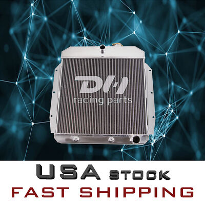 4 Row Radiator 1955-1959 58 3B/C/D/E/F/G Chevy/Chevrolet Truck GMC 100/150 L6 V8