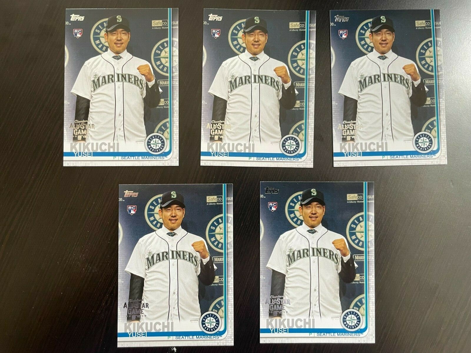 2019 Topps Yusei Kikuchi  Cleveland All Star Game Stamp RC rookie card lot #632 