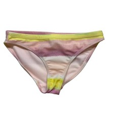 Ideology Bikini Bottom Pink Yellow Small New