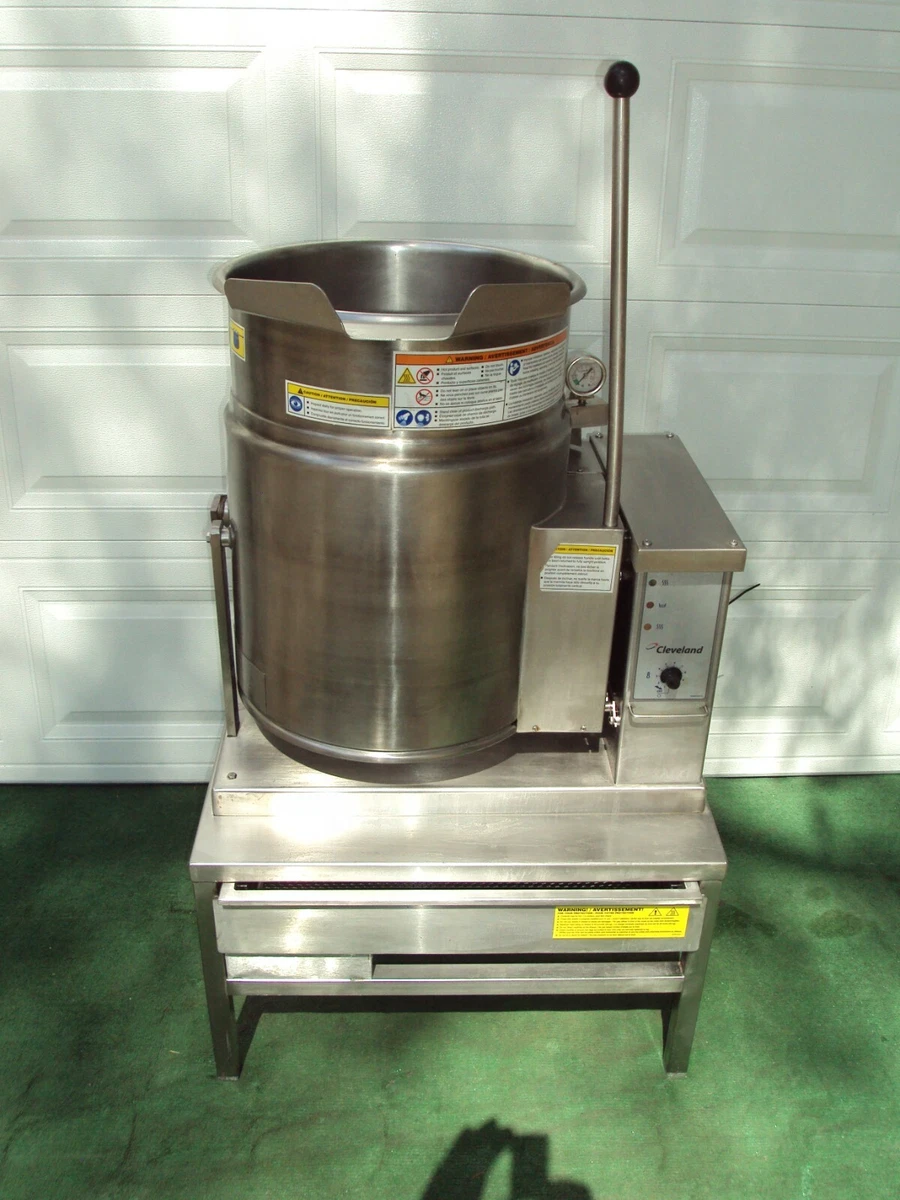 CLEVELAND KGT12 GAS STEAM JACKETED TILTING KETTLE STEAM KETTLE