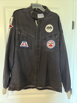 VTG 1990 Daytona 500 NASCAR Racequip XL Racing Jacket Chevy Big A Auto Parts