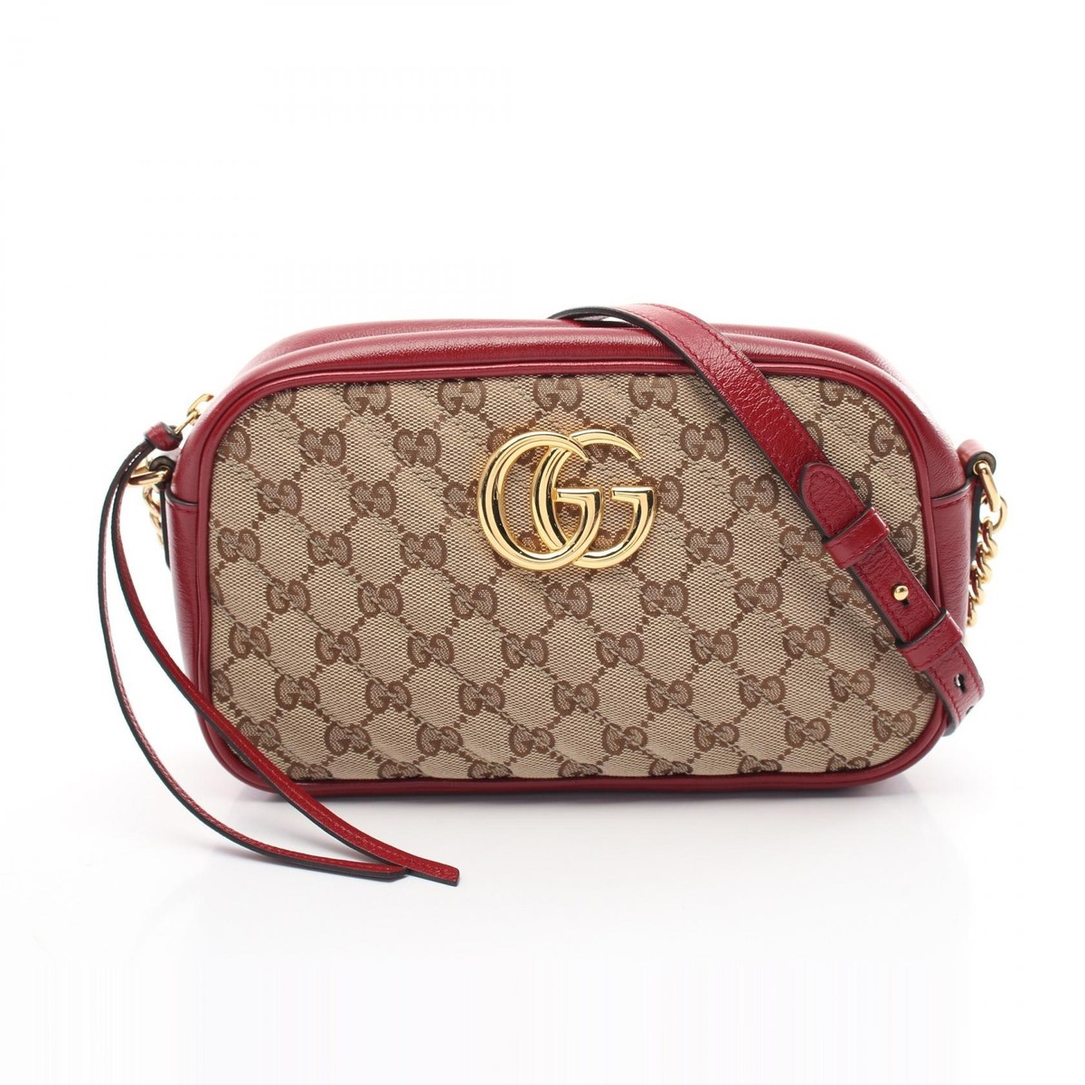 【リユース】GUCCI ショルダーバッグ GG Marmont 447632 GUCCI GG Marmont Crossbody Shoulder Bag 447632 canvas