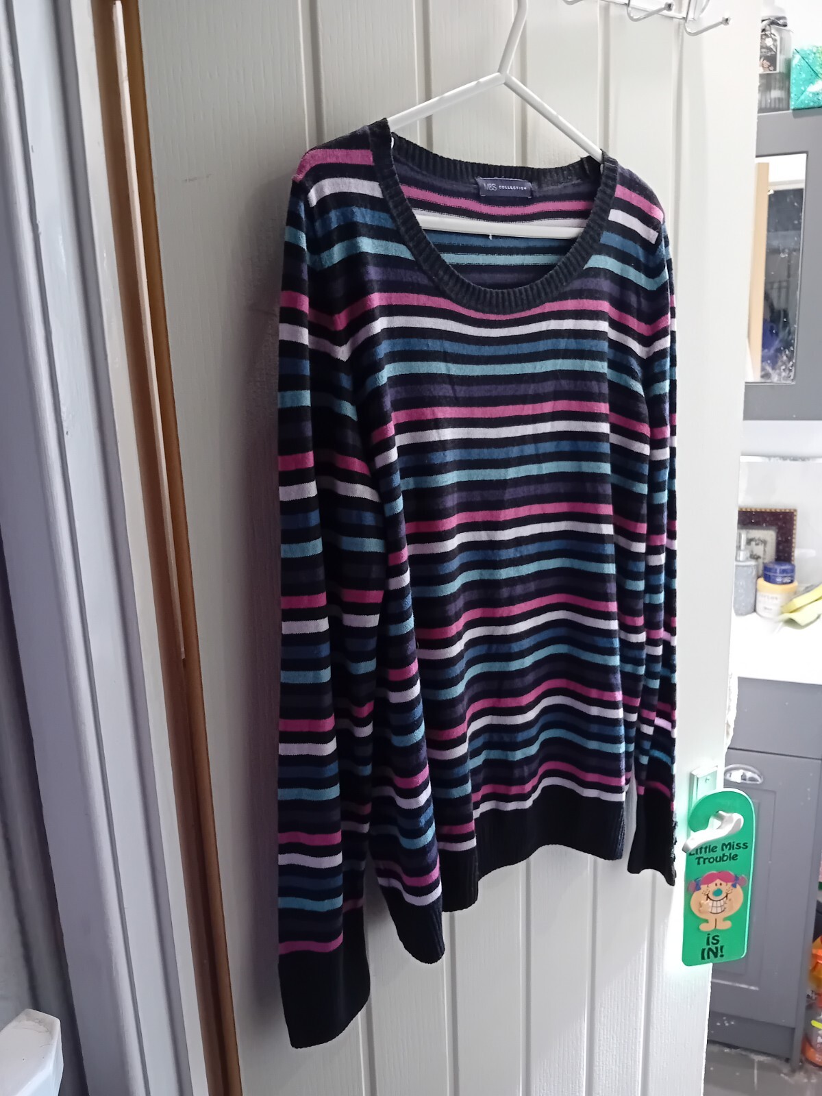 Women's M&S Collection Multicoloured Striped Jumper, Size 20 eBay