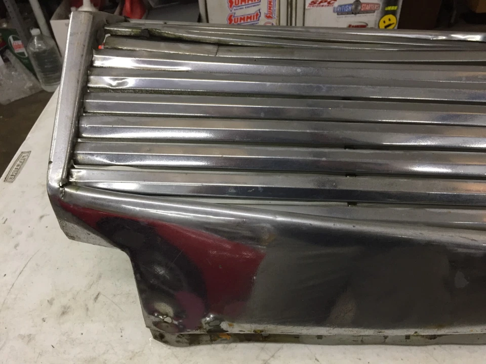 Jaguar Early Saloon MK Mark IV V Chrome Hood Grille for parts or rebuild. SA328 - Изображение 4 из 4