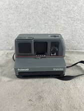 Vintage Polaroid Autoflash Impulse Instant Camera Built In Flash