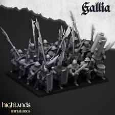 Gallia Men at Arms - Highlands Miniatures 28mm