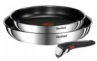 Tefal Ingenio Emotion Pfannenset 3-TEILIG Abnehmbaren Griff, Pfanne, Pfannen Set