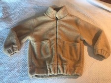 New Zaful Brown Sherpa Teddy Jacket Accent Pockets Size 6