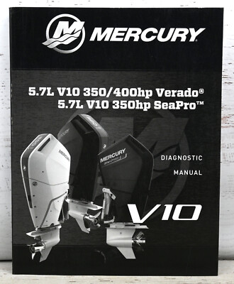 Mercury Outboard 90-8M0205420 Diagnostic Manual 5.7L V10 350/400HP Verado SeaPro