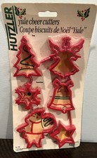 Hutzler NEW Yule Cheer Cutters Cookie cutters 6 Designs 1997 Made in USA