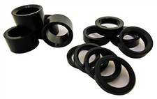 Assorted 5/8" Aluminum Wheel, Spindle Spacer Kit Set 12 pcs Go Kart Cart Parts