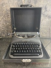 Vintage Black Remington Rand De Luxe Model 5 Portable Manual Typewriter Works thumbnail