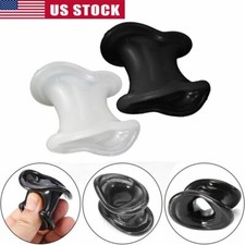 1/2PCS Men Scrotum Testicle Squeeze Ring Cage Soft Stretcher Enhancer Delay Ball