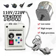 750W Permanent Magnet Servo Motor&Controller Driver Face Mount Woodworking New