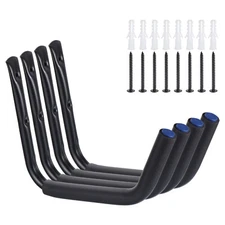 4pcs Kayak Storage Racks 15" Hook Wall Mount Canoe Hanger Garage Hooks