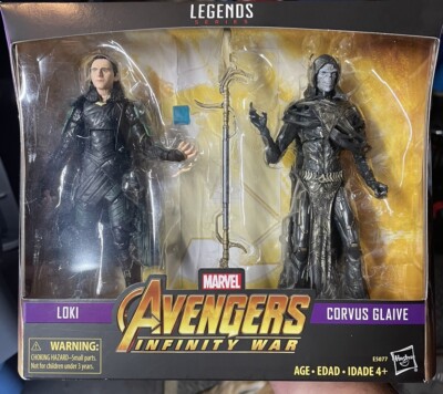マーベルレジェンド【ロキ ＆ コーヴァスグレイヴ ２パック MARVEL LEGENDS LOKI AND CORVUS GLAIVE FIGURES 2 PACK VHTF