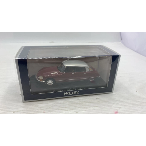 Citroën DS 23 Pallas 1972 Rouge Grenade et argent 1/43 (Précommande) – Etoile Auto49