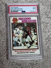 1979 TOPPS FOOTBALL CARD PSA 9 HOF WALTER PAYTON CHICAGO BEARS RECORD BREAKER