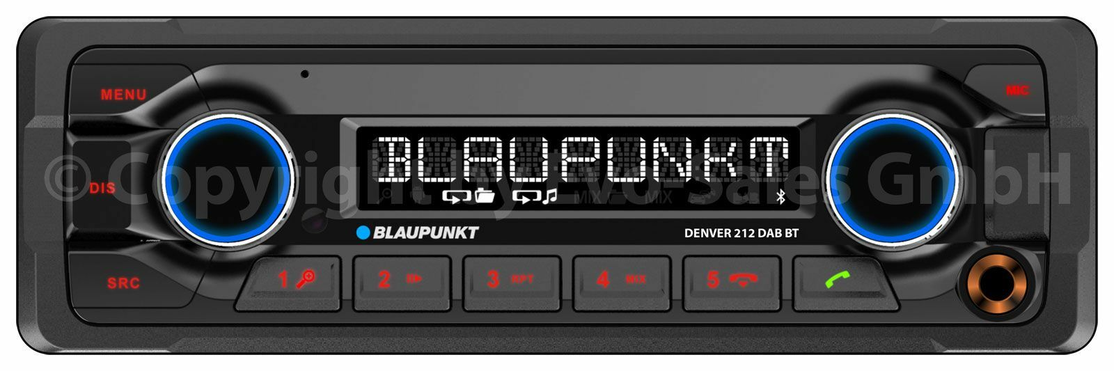Blaupunkt Denver 212 Dab Bt Kaufen Blaupunkt Denver 212 DAB BT Autoradio mit USB - Schwarz (2001018000002