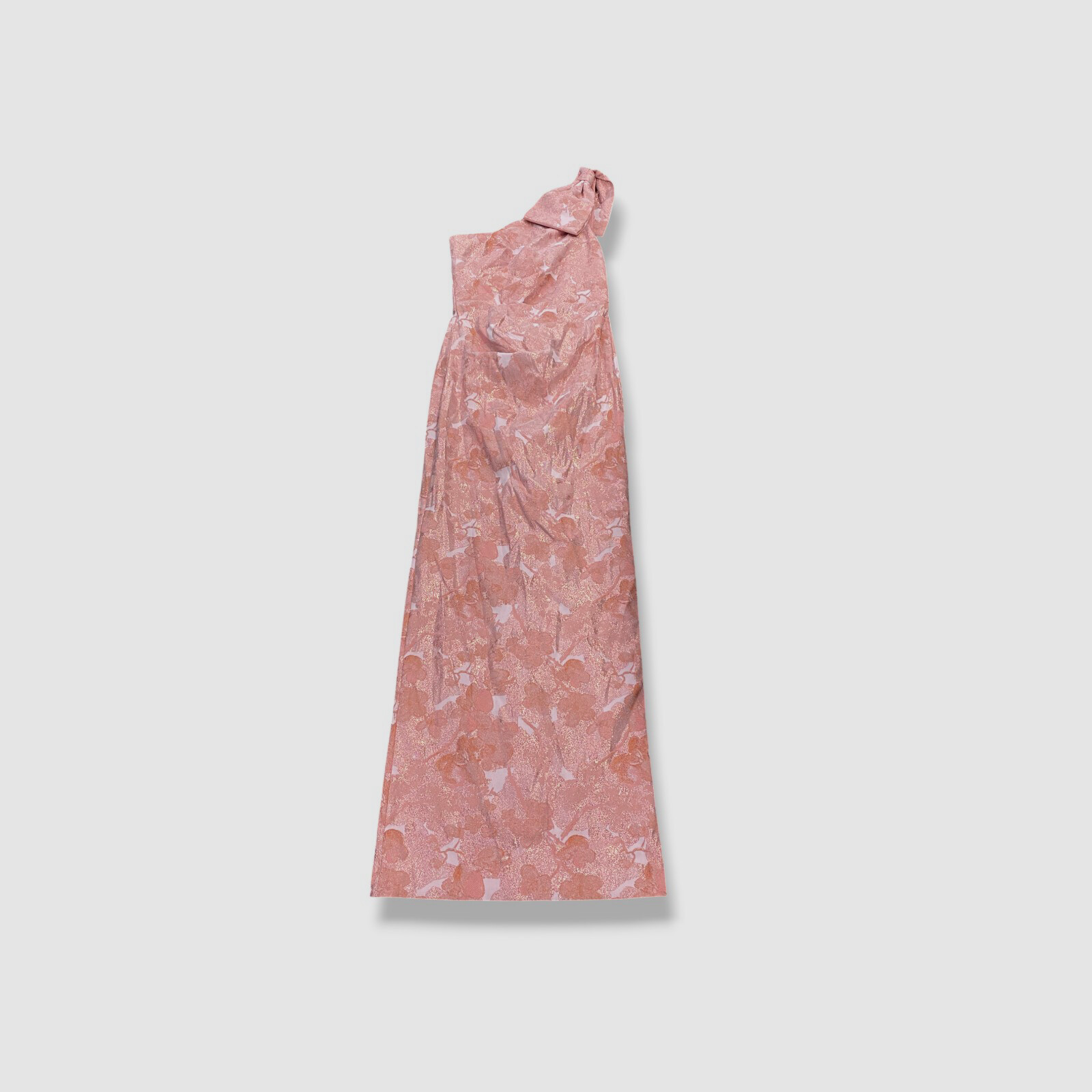 Rickie Freeman by Teri Jon Women's Pink Bow One-Shoulder Dress Size 4