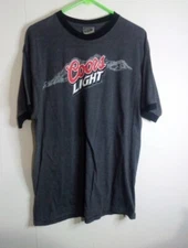 Y2K Coors Light Logo Ringer Tshirt (L)
