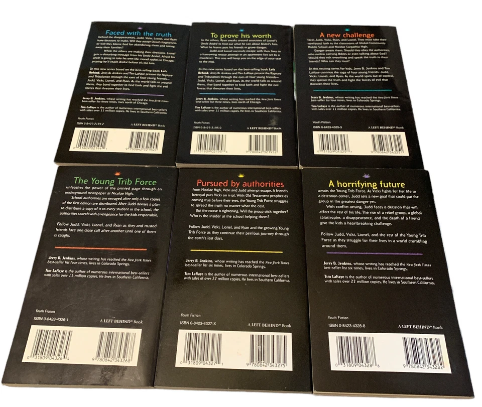 LEFT BEHIND Book Lot of 6 The Kids Series 2,3,5,6,7,8 Trade Paperback - Image 2 of 2