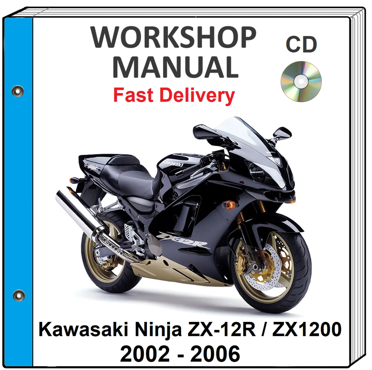 KAWASAKI NINJA ZX 12R ZX1200 2002 2003 2004 2005 2006 SERVICE