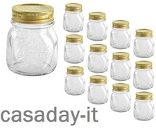 VASO vetro BARATTOLO4 quattro stagioni LT.0,250 pz.12 con capsula Bormioli Rocco
