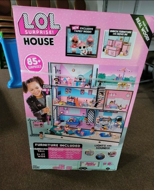 lol wooden dollhouse