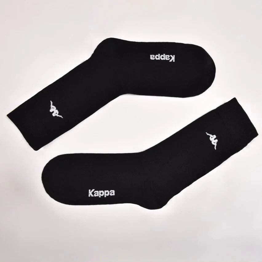 3 Paia di calzini corti da uomo donna unisex in cotone elasticizzato Kappa K546 Foto 3 de 4