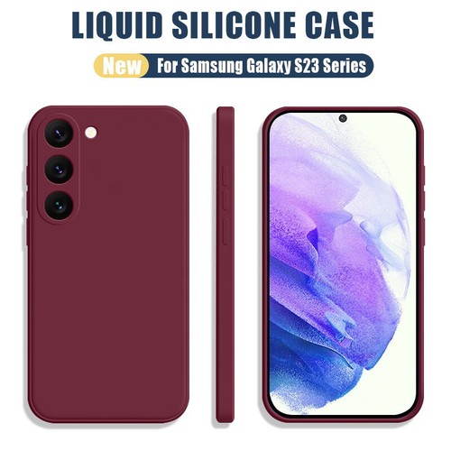 Funda blanda de silicona líquida para Samsung S25 Ultra S24 FE S23 A16 S22 S21 cubierta - Imagen 21 de 23