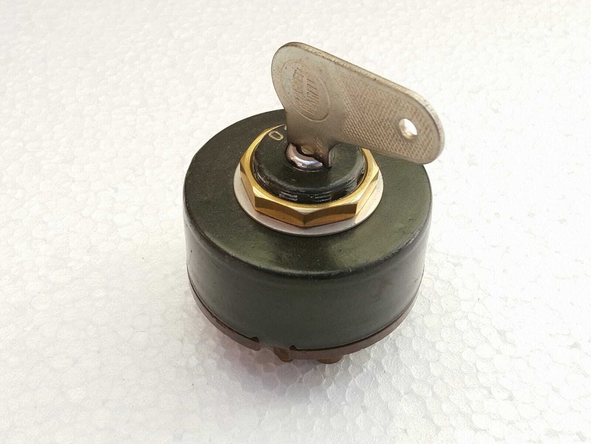 Ferrari 212 Ignition Switch with Pin Key MAGNETI MARELLI 1953-1954