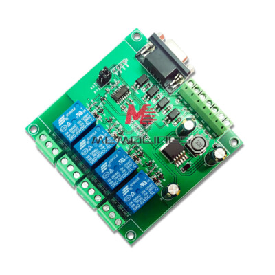 Modbus RTU 4 Channel Relay Switch module RS232/TTL UART Interface DC 7V~24V