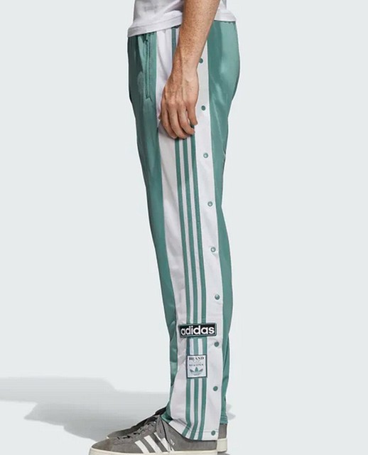 adidas originals adicolor popper pants in vapour steel