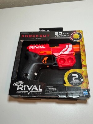 Nerf Rival Red Knockout XX-100 90 FPS Velocity Precision Battling With 2 Rounds