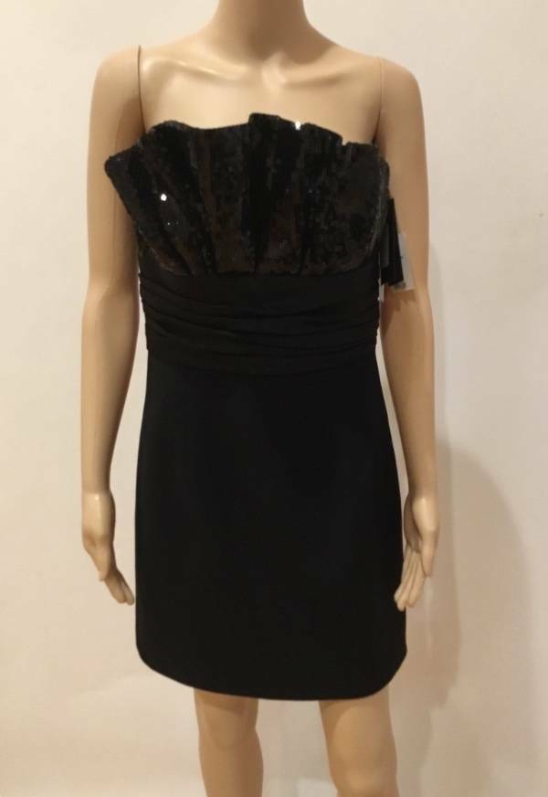 MINI ABITO BUSTIER SAINT LAURENT IMPREZIOSITO NUOVO CON ETICHETTE TG FR 42