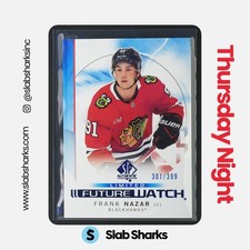 2024 UPPER DECK SP AUTHENTIC FRANK NAZAR LIMITED BLUE FUTURE WATCH ROOKIE /399